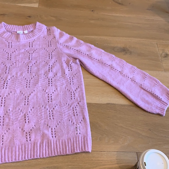 Gap Pointelle Crew Neck Sweater - Picture 5 of 8